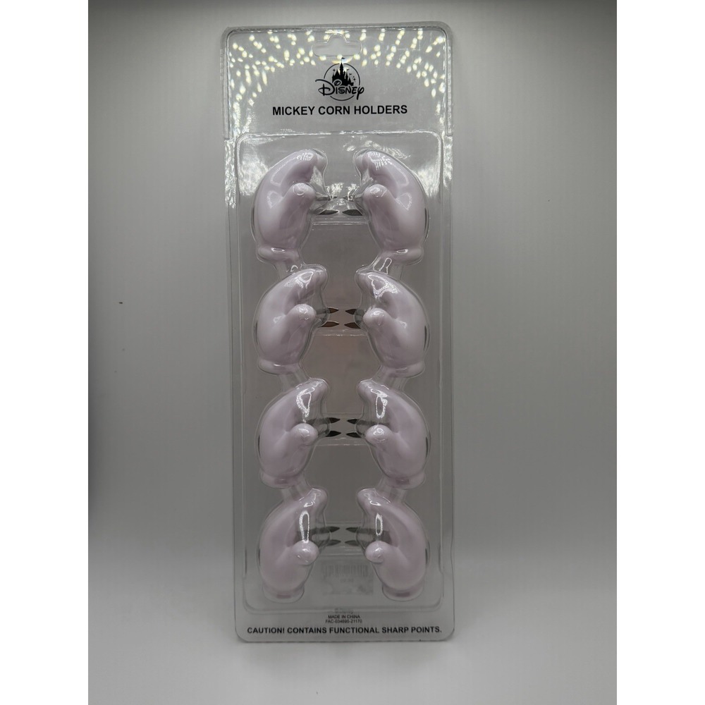 Disney Parks Mickey Mouse Gloves Corn on the Cob Holders Set of 4 New